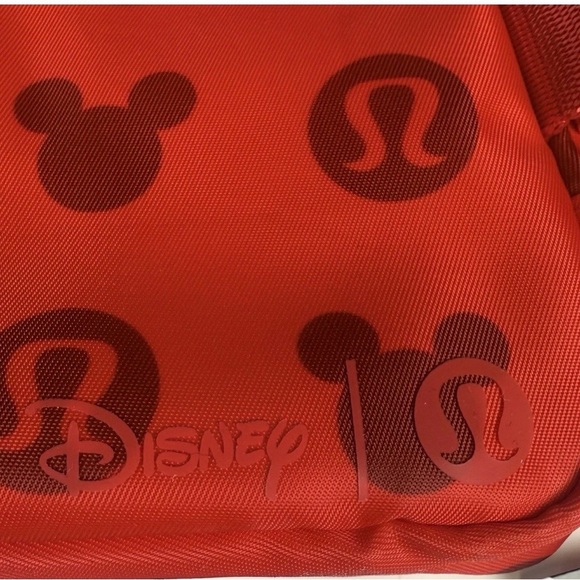 Lululemon x Disney Everywhere Belt Bag Fanny Pack Red Mickey Mouse Logo NWT - Picture 5 of 6